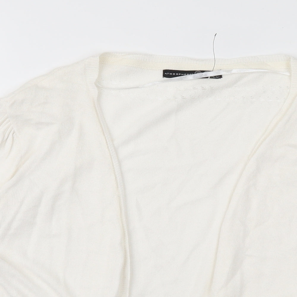 Atmosphere Womens White   Cardigan Jumper Size 16