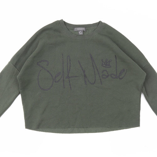Primark Womens Green   Pullover Jumper Size 4