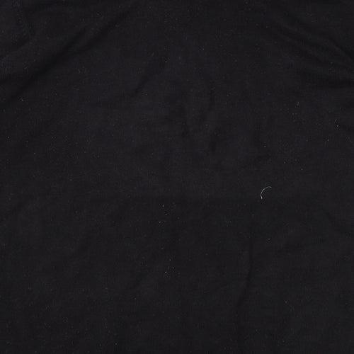 Preworn Mens Black   Henley Jumper Size L