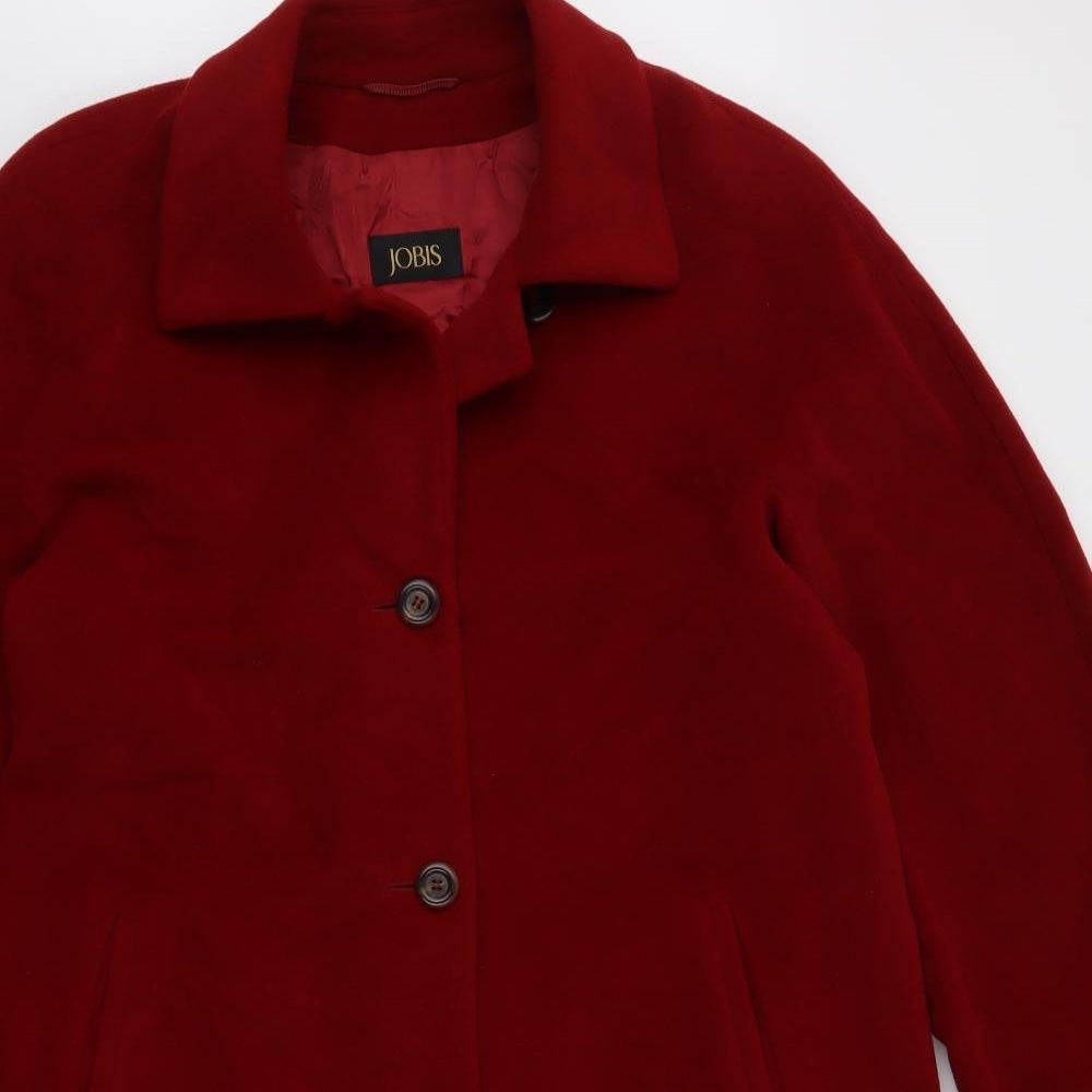 Jobis Womens Red   Jacket Coat Size 36