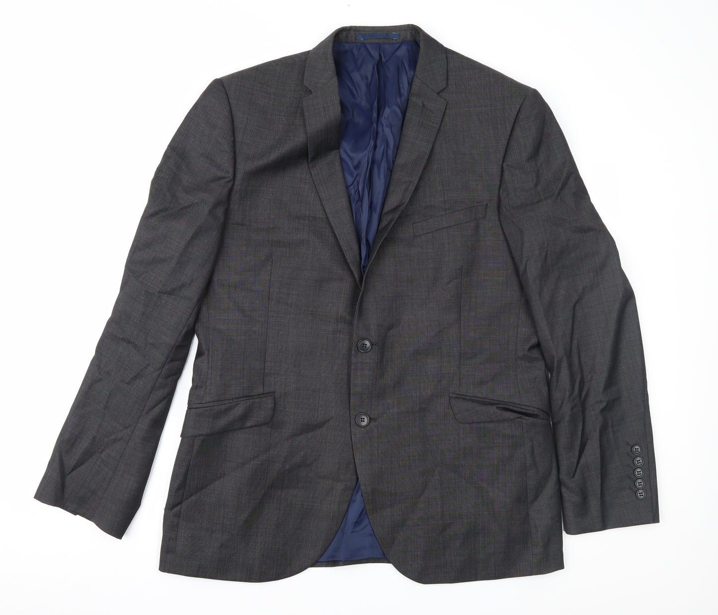 prewworn Mens Grey   Jacket Blazer Size M