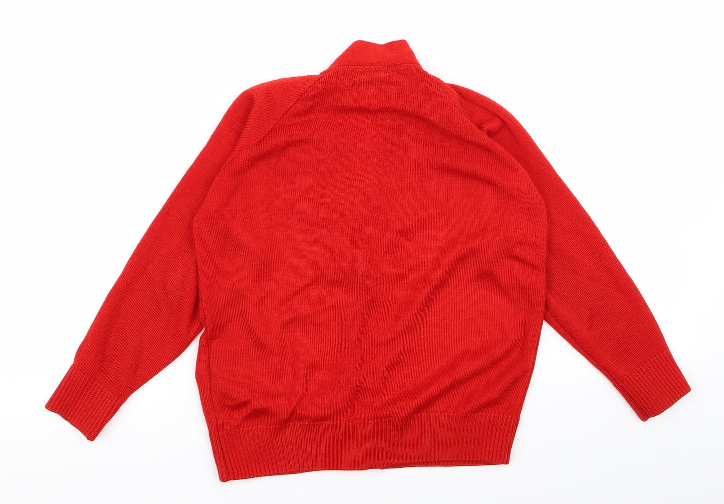 1880 Womens Red   Cardigan Jumper Size 28