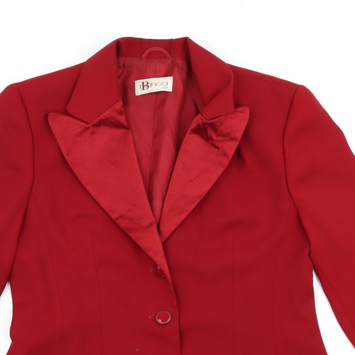 Bianca Womens Red   Jacket  Size 38