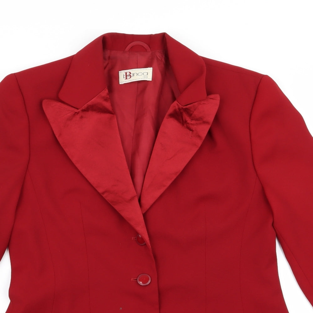 Bianca Womens Red   Jacket  Size 38