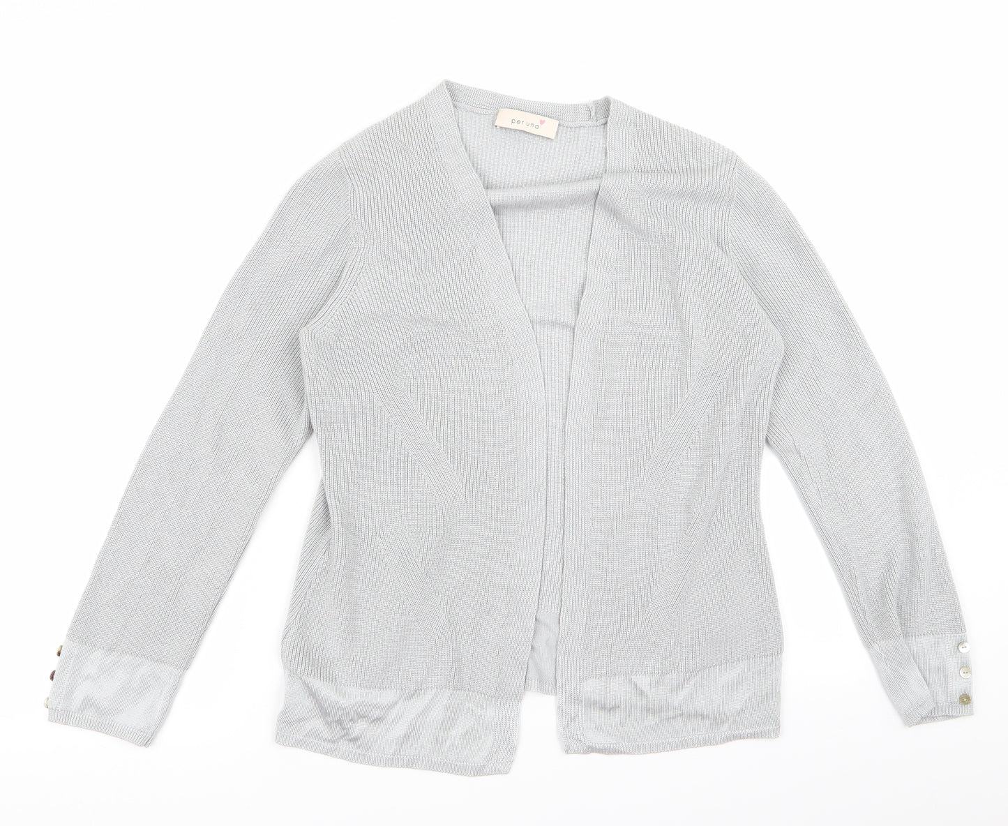 paruna Womens Grey   Cardigan Jumper Size 12