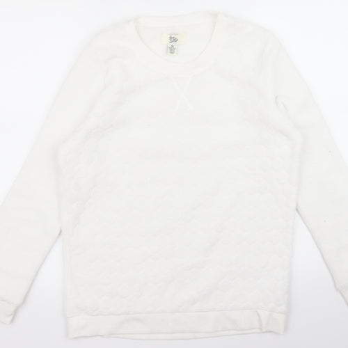 Preworn Womens White   Pullover Jumper Size 10