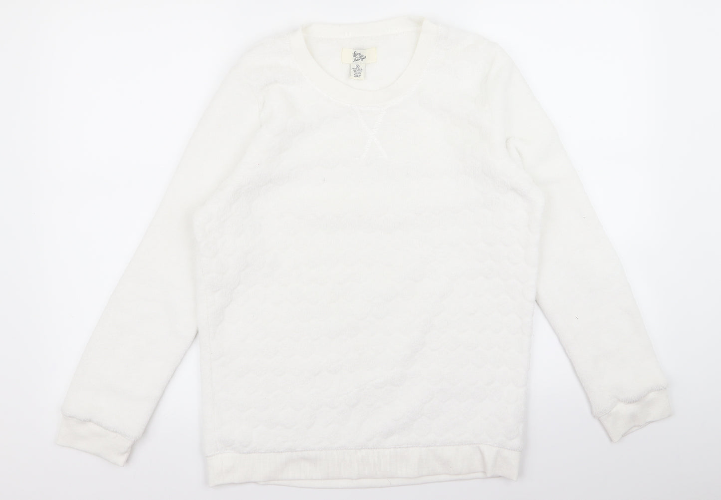 Preworn Womens White   Pullover Jumper Size 10