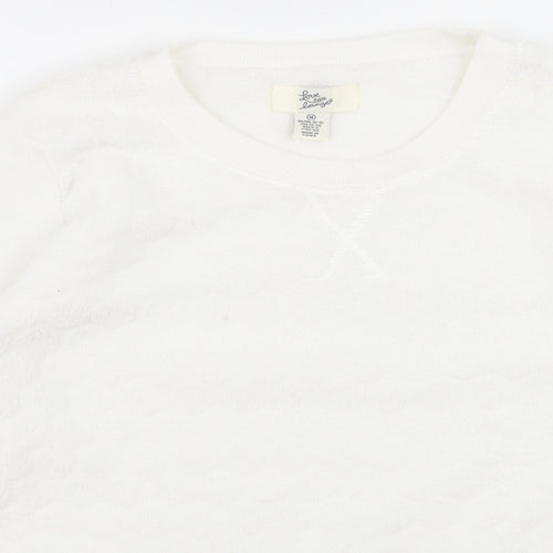 Preworn Womens White   Pullover Jumper Size 10