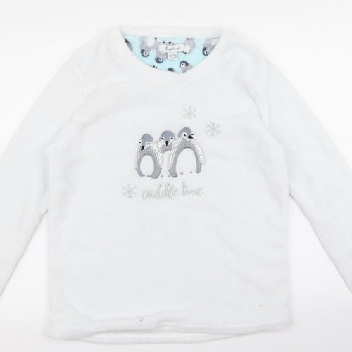 Preworn Womens White   Pullover Jumper Size S  - cuddle master