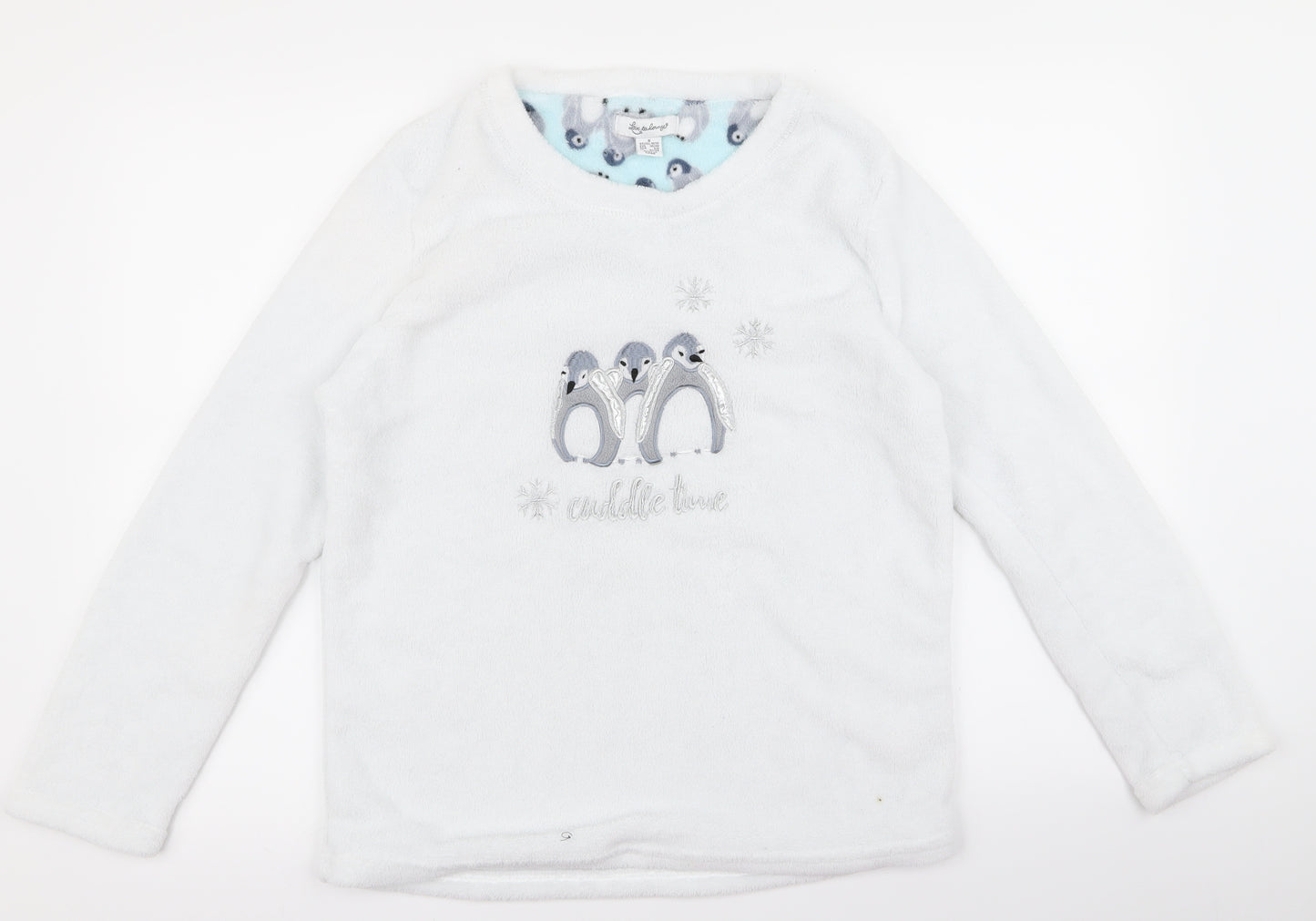 Preworn Womens White   Pullover Jumper Size S  - cuddle master