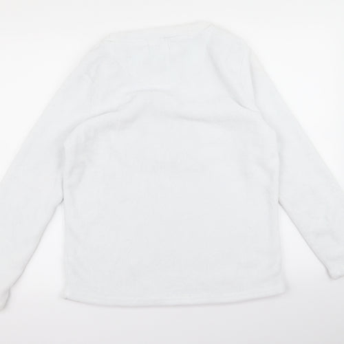 Preworn Womens White   Pullover Jumper Size S  - cuddle master