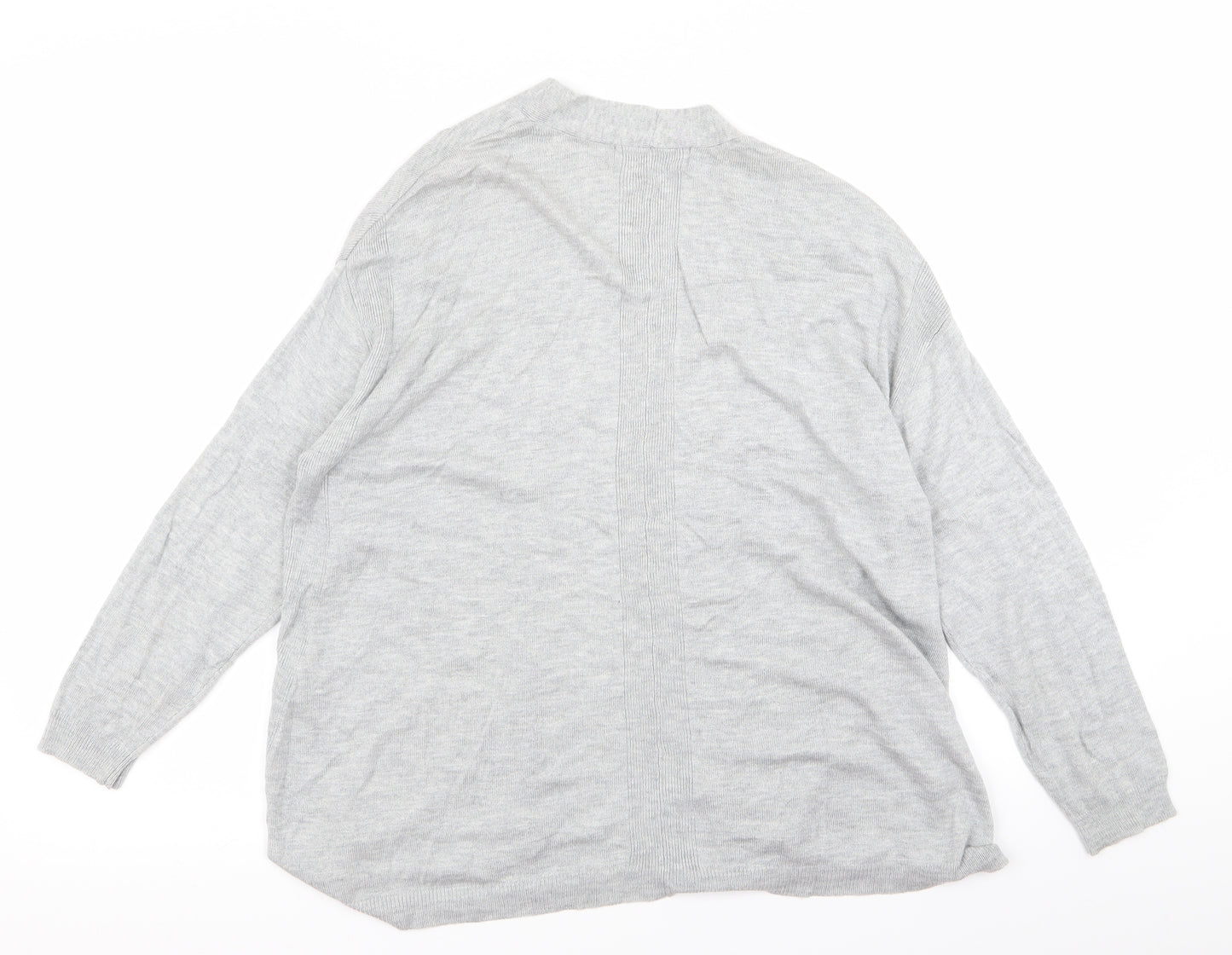 m&s Womens Grey   Cardigan Jumper Size 8