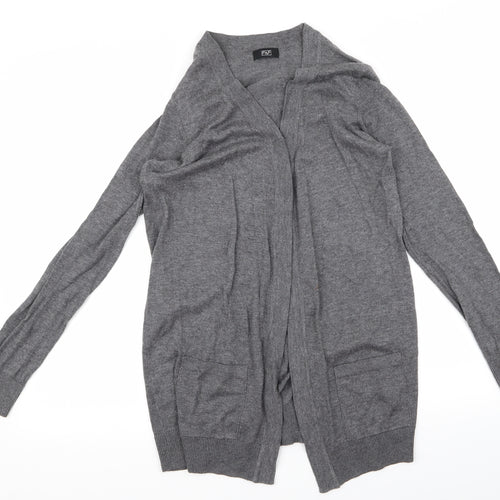 F&F Womens Grey   Cardigan Jumper Size 8