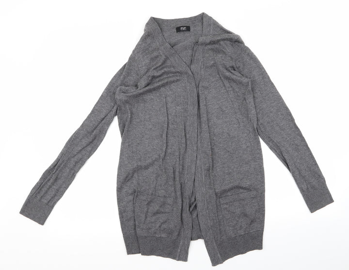 F&F Womens Grey   Cardigan Jumper Size 8