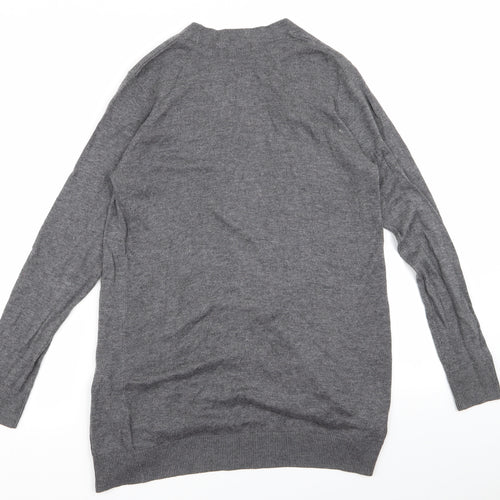 F&F Womens Grey   Cardigan Jumper Size 8