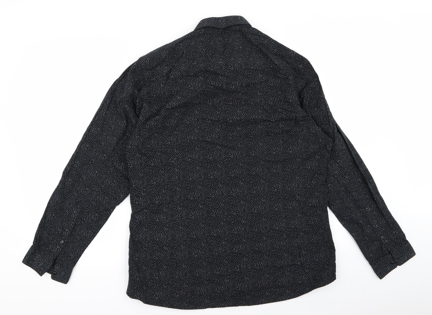 priamrk Womens Black   Basic Button-Up Size 14