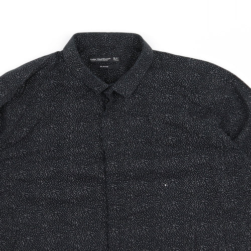 priamrk Womens Black   Basic Button-Up Size 14