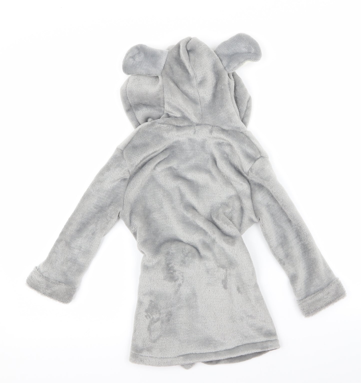 Preworn Girls Grey   Top Robe Size 6 Years  - mouse