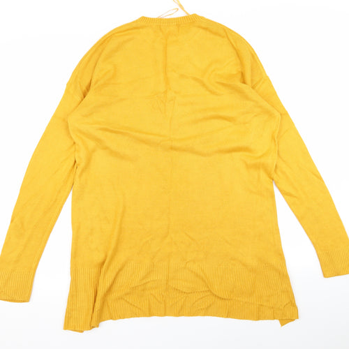 New Look Womens Yellow   Cardigan Jumper Size 6