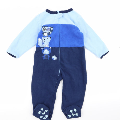 early days Baby Blue   Babygrow One-Piece Size 18 Months  - bear