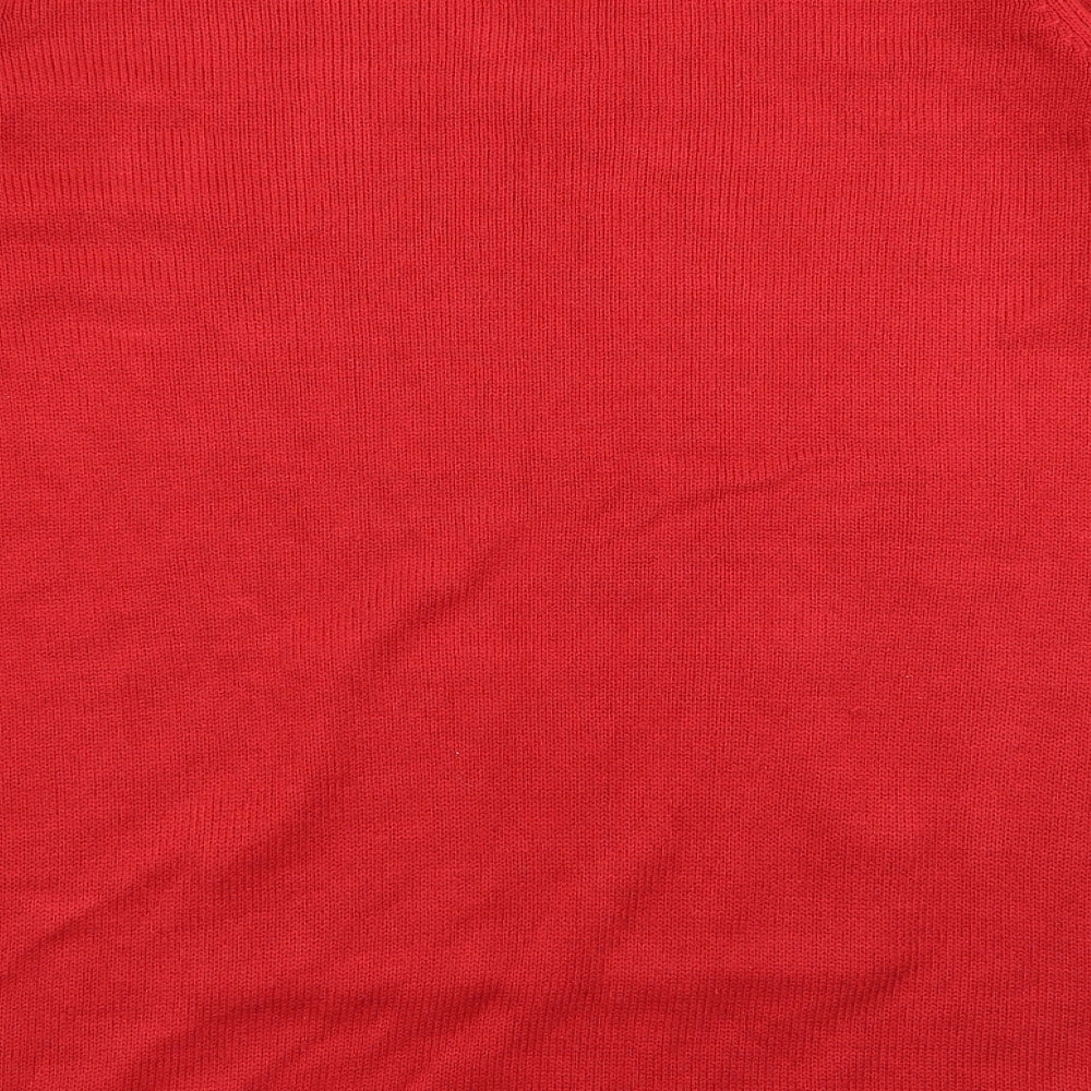 George Womens Red   Pullover Jumper Size 24  - CHRISMTAS