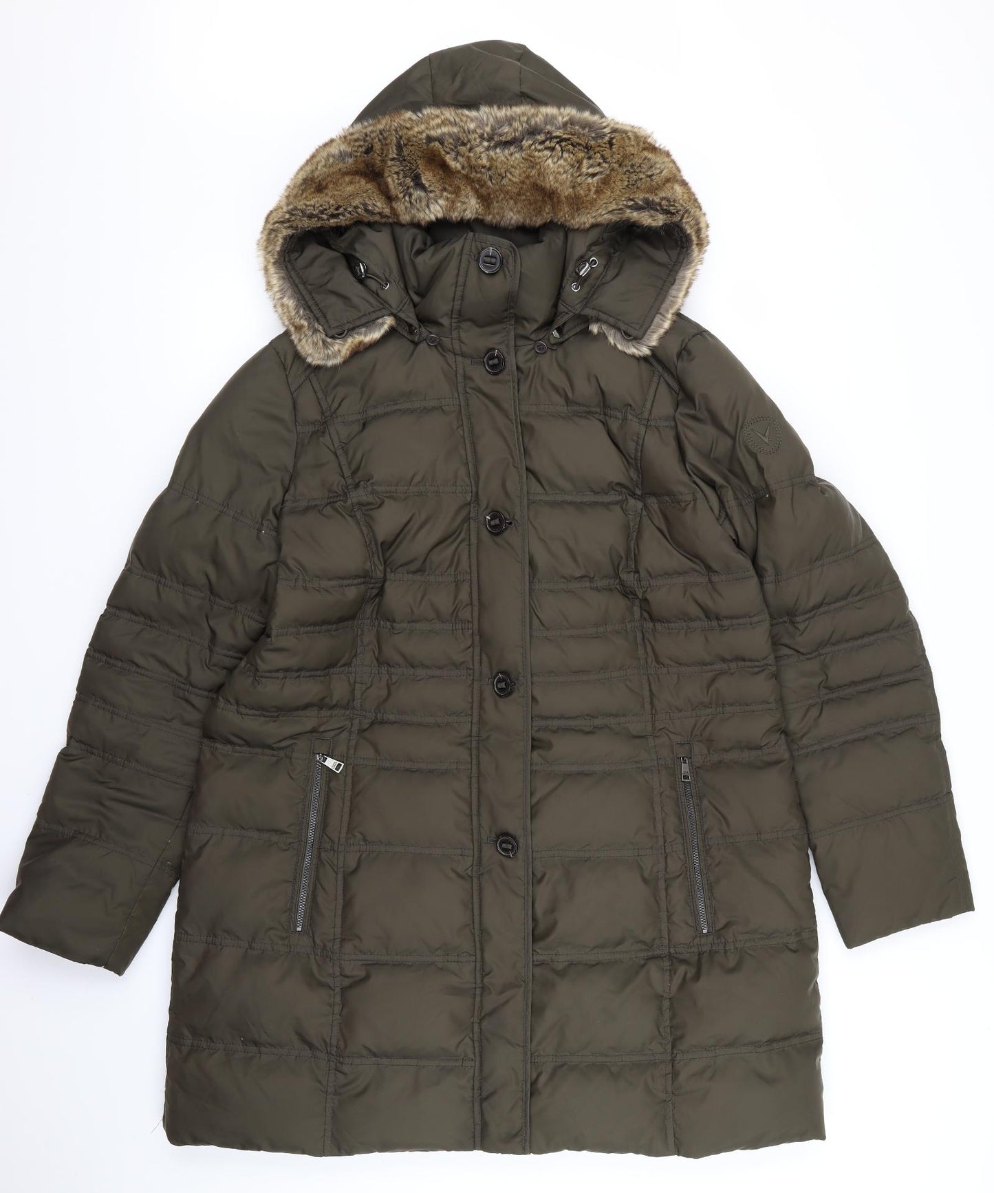 Fuchs Schmitt Womens Green   Puffer Jacket Jacket Size L