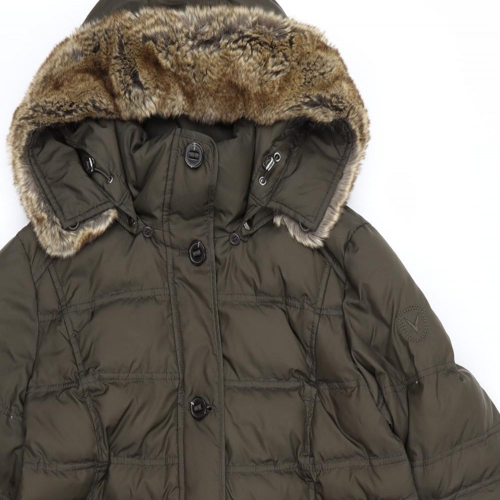 Fuchs Schmitt Womens Green   Puffer Jacket Jacket Size L