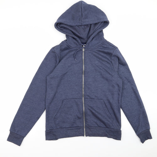 Papaya Womens Blue   Full Zip Hoodie Size S