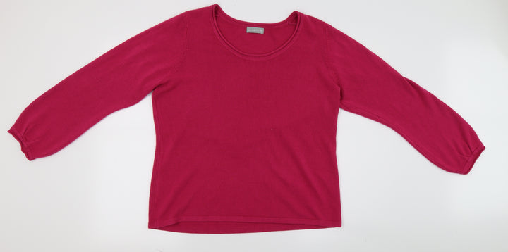 Per Una Womens Pink Pullover Jumper Size 20