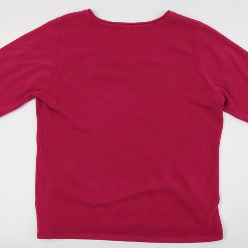 Per Una Womens Pink   Pullover Jumper Size 20