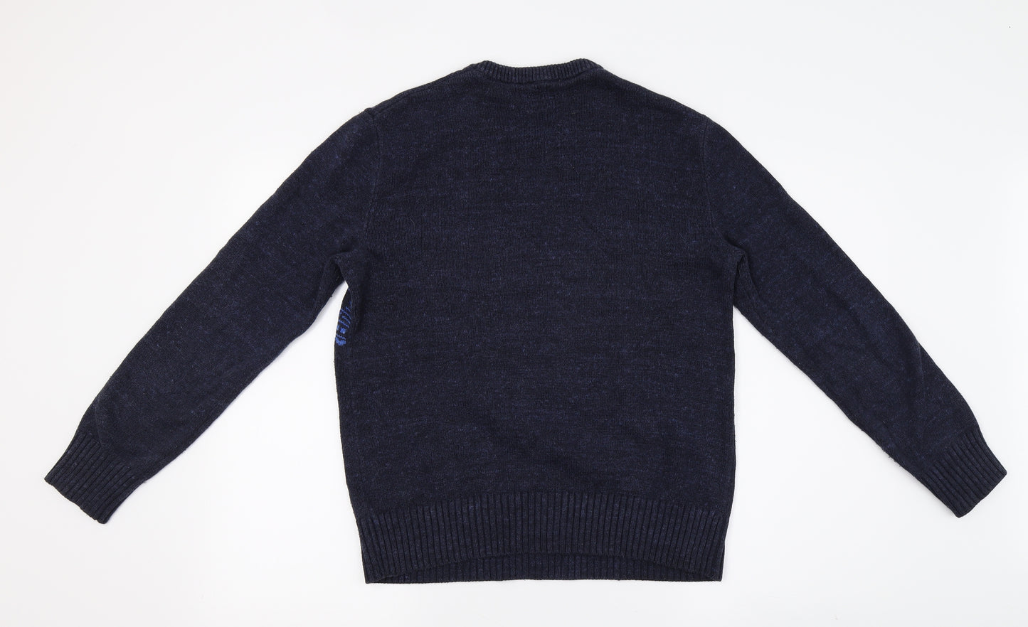 Gap Mens Blue Geometric  Pullover Jumper Size XS