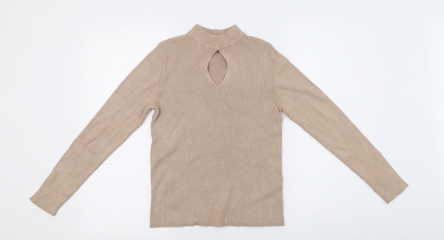 New Look Womens Beige   Pullover Jumper Size 12