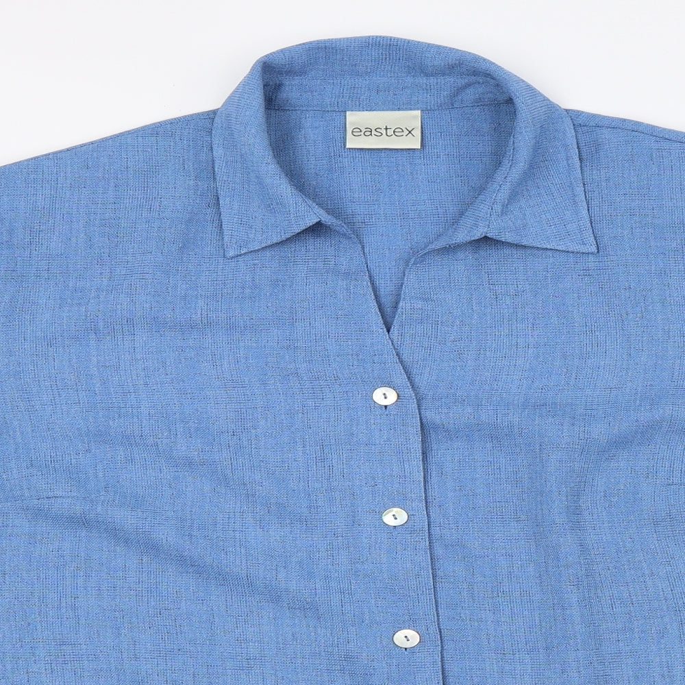 Eastex Womens Blue   Basic Button-Up Size 20