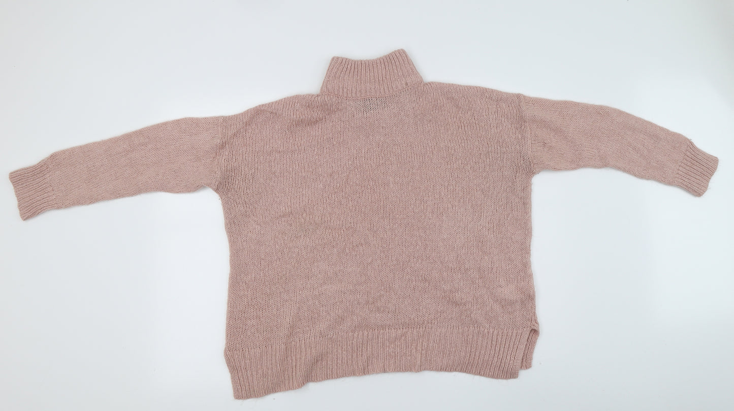 New Look Womens Pink   Pullover Jumper Size M