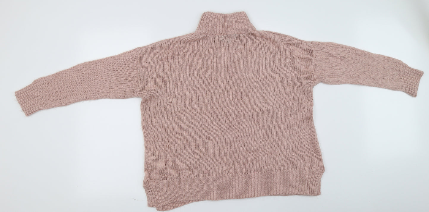 New Look Womens Pink   Pullover Jumper Size M