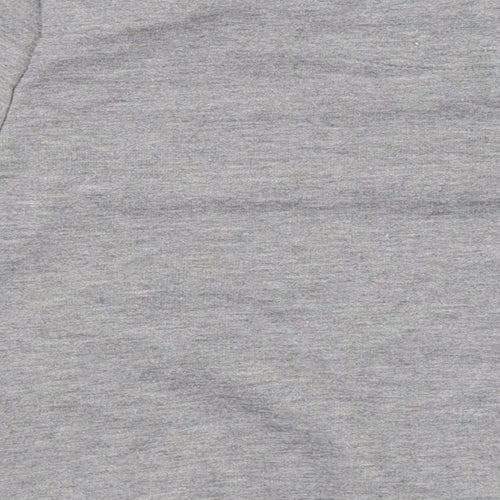 Primark Boys Grey   Henley Jumper Size 6-7 Years  - Writing on top