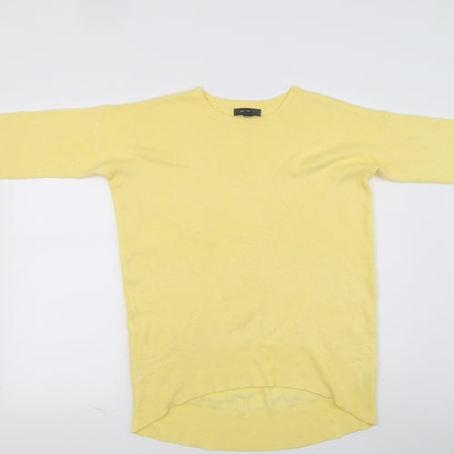 Primark Womens Yellow   Henley Jumper Size 10