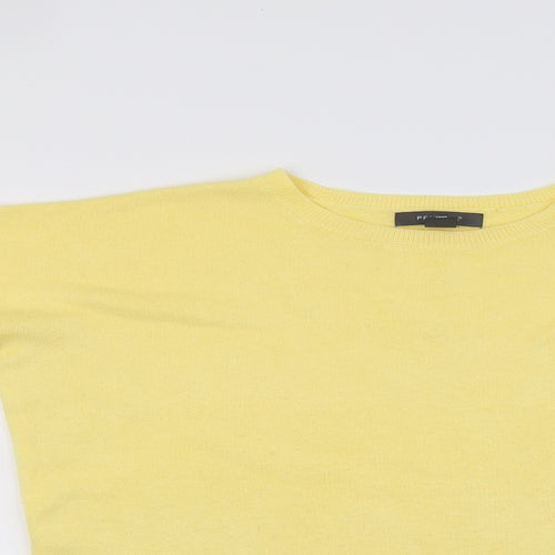Primark Womens Yellow   Henley Jumper Size 10