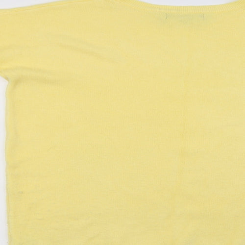 Primark Womens Yellow   Henley Jumper Size 10