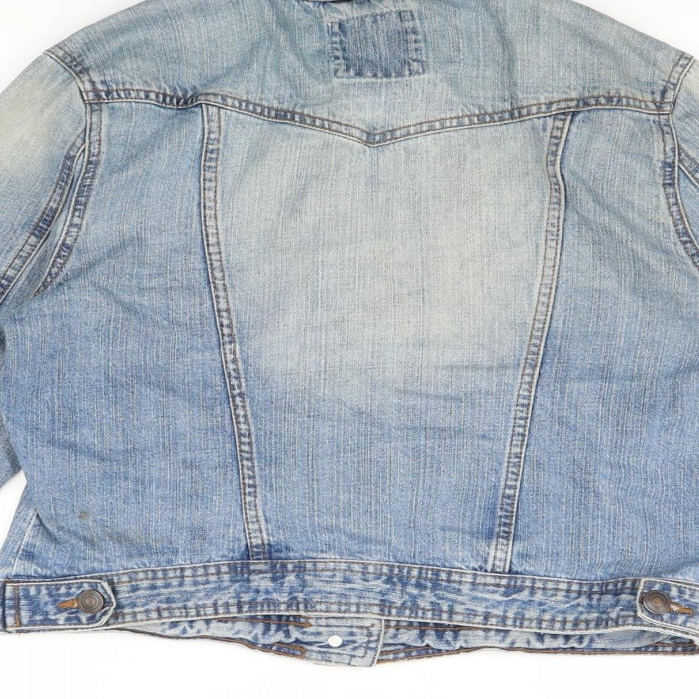 Primark Womens Blue  Denim Jacket  Size 14