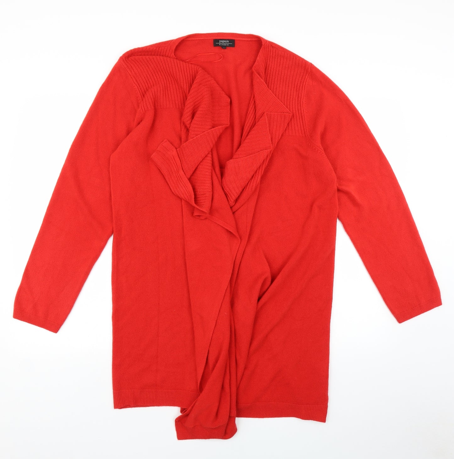 Papaya Womens Red   Cardigan Jumper Size 20
