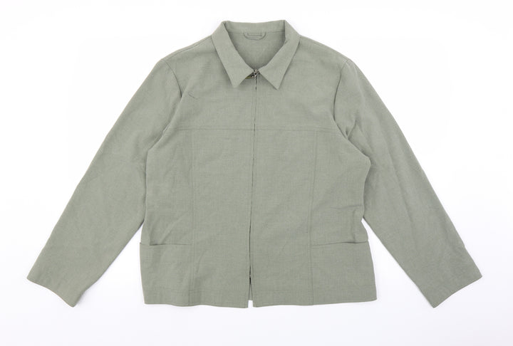 Bella Pasini Womens Green   Jacket  Size 18