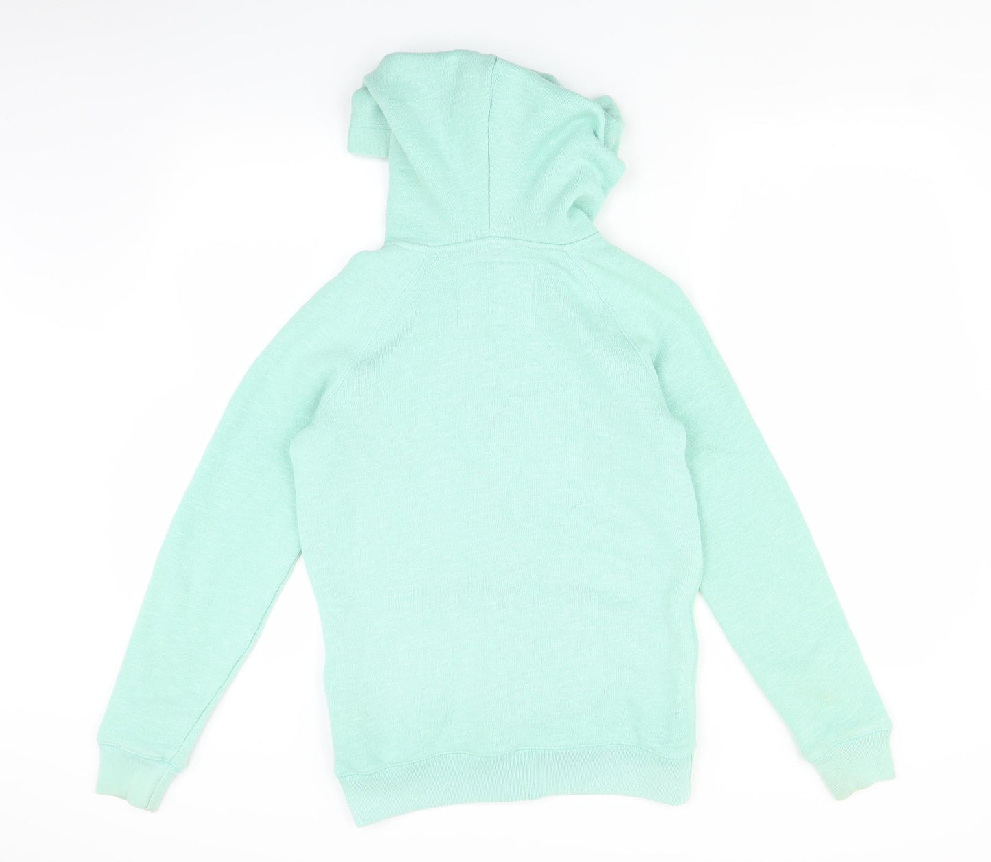 Jack Wills Womens Green   Full Zip Hoodie Size 8
