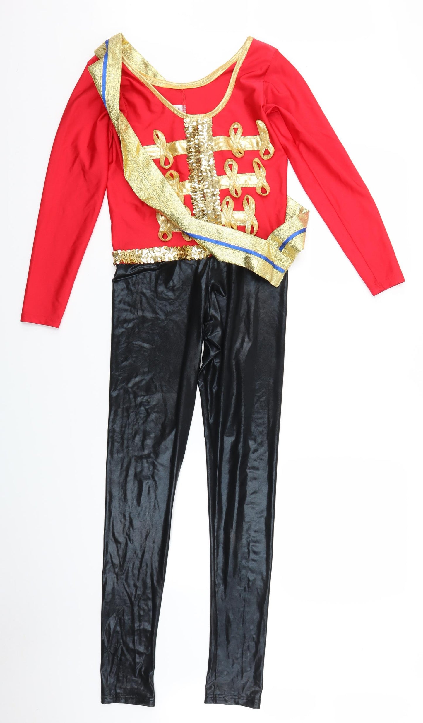 Starmaker Boys Red Solid   One Piece Size 13-14 Years  - prince costume