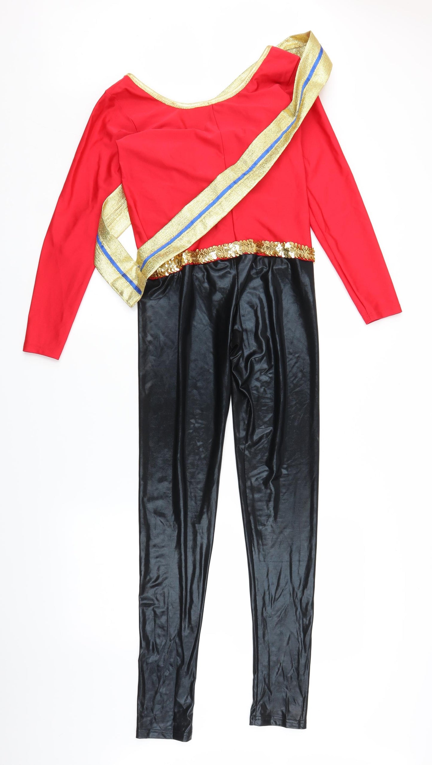 Starmaker Boys Red Solid   One Piece Size 13-14 Years  - prince costume