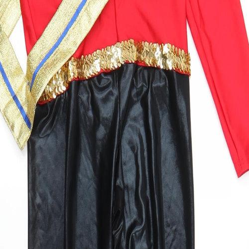 Starmaker Boys Red Solid   One Piece Size 13-14 Years  - prince costume