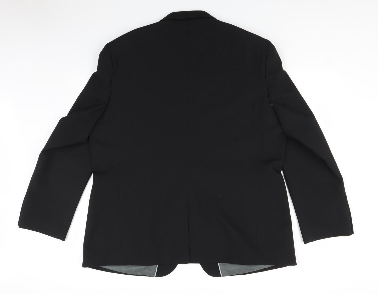 George Mens Black   Jacket Suit Jacket Size 48