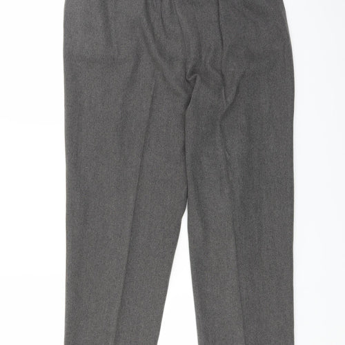 BM Womens Grey   Trousers  Size 12 L25 in