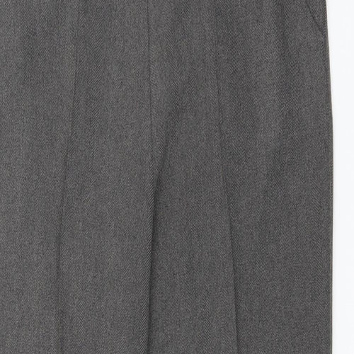BM Womens Grey   Trousers  Size 12 L25 in