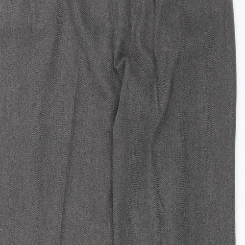 BM Womens Grey   Trousers  Size 12 L25 in